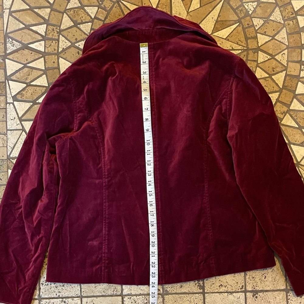 CHICO’s single breasted velour jacket blazer 2 - Picture 10 of 14